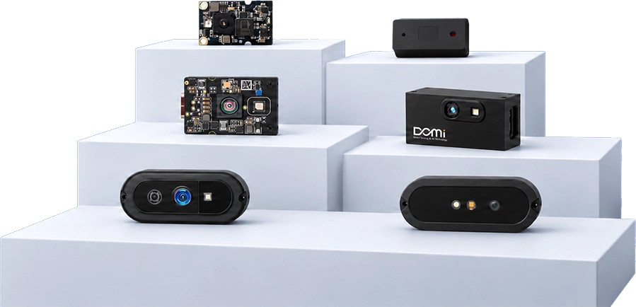 DOMI 3D ToF cameras, modules, and sensors
