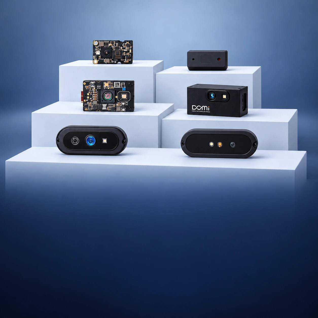 DOMI 3D ToF cameras, modules, and sensors