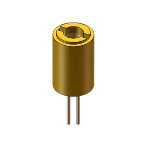 DMP20S 405 nm TO56 CAN laser diode module with cylindrical housing and leads