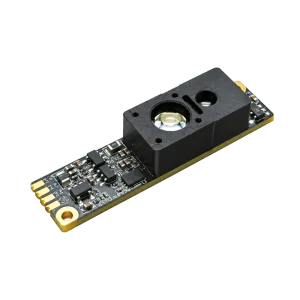 DMS604 long-range 905 nm industrial dToF sensor module with optical housing and PCB