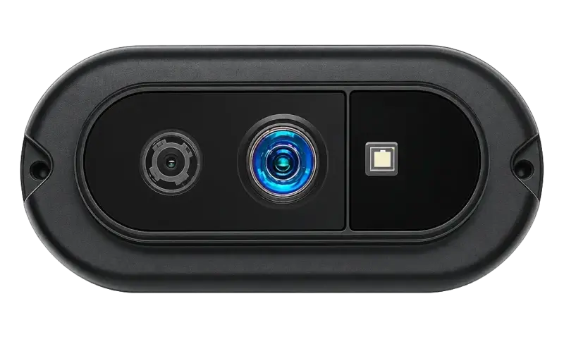 DOMI DM-RGBD5003A VGA ToF RGB-D 3D depth camera front view